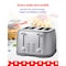 Betty Crocker 4-slice Multi-function Toaster, Sliver BC-4624S - alternate 5